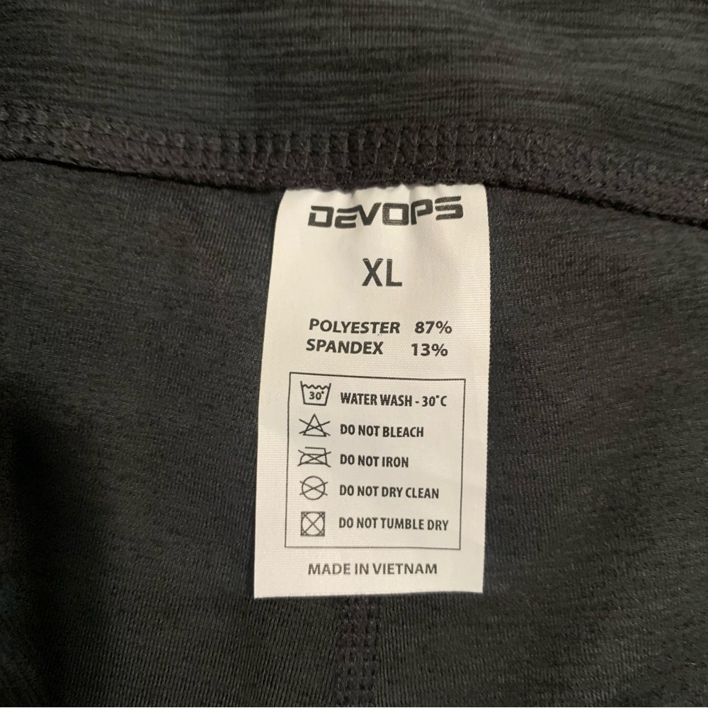 Devops Bike Shorts Bundle Lot Gray Black XL Athletic - Picture 5 of 5